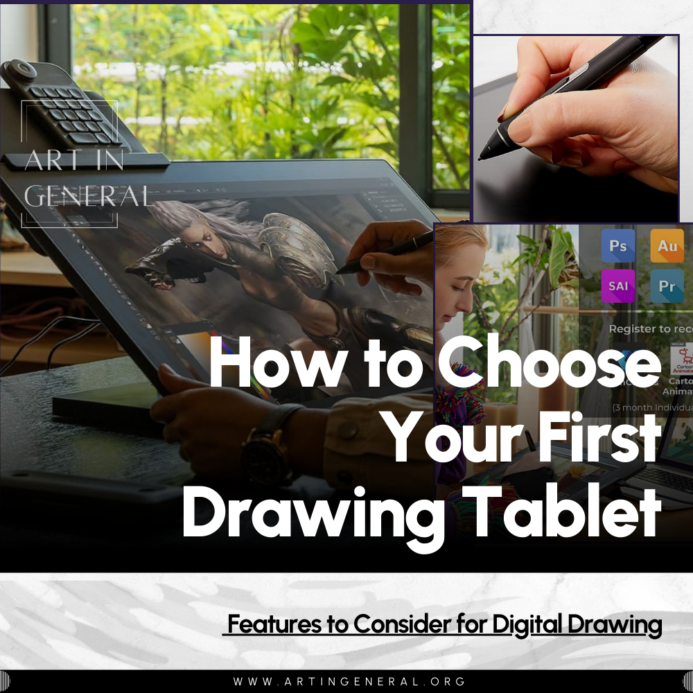How to Choose Your First Drawing Tablet: Features to Consider for Digital Drawing